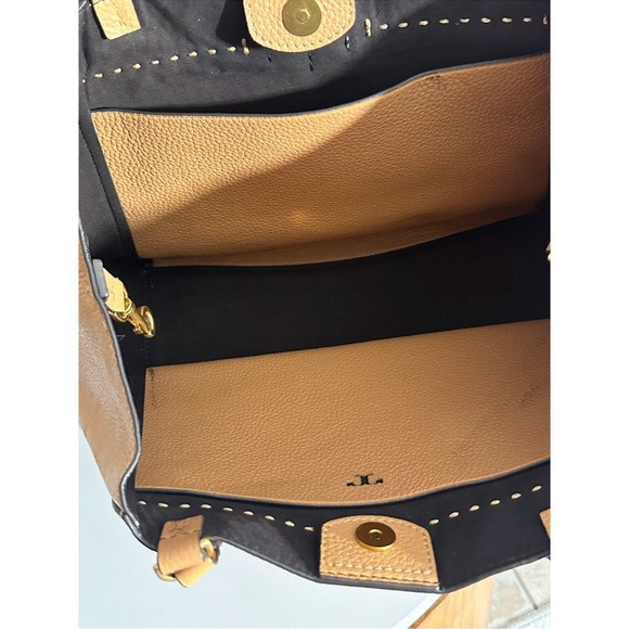 Tory Burch Brown Leather Tote - Picture 3 of 9